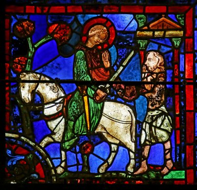 Scene from the Life of St. Martin, Chartres Cathedral by French School